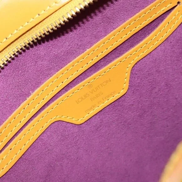 LOUIS VUITTON Epi Saint Jacques Poignees Long Bag Yellow - Picture 11 of 16